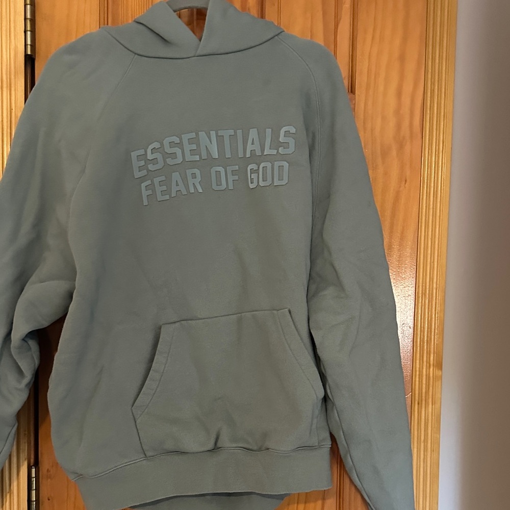 Fear of God Essentials Sage Hoodie